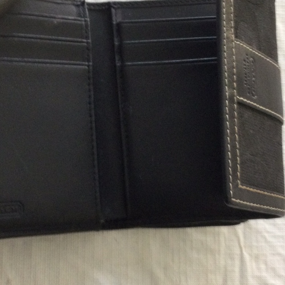 Coach Black Wallet View 3